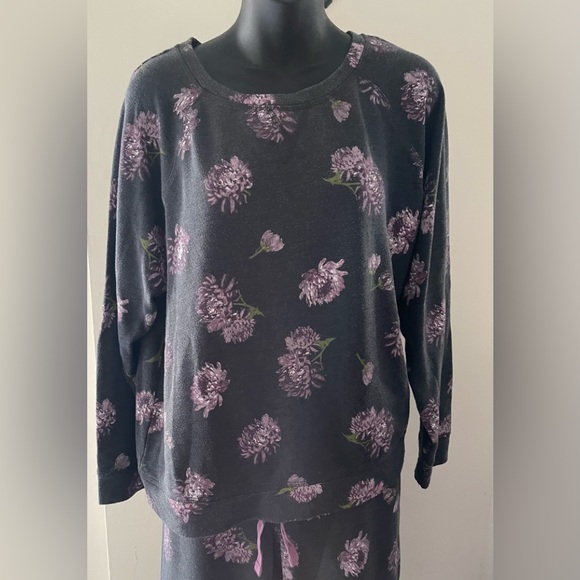 Joe Fresh 2pc Floral Pj / Lounge Jogger Set Size 1x/L - Picture 2 of 14